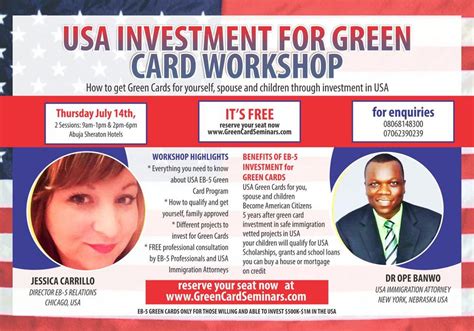 It allows the lucky green card winners permanent residence as well as an unlimited work permit for the us. It's Your Turn Abuja! Learn How You Can Get USA Green Cards/Citizenship For Yourself And All ...