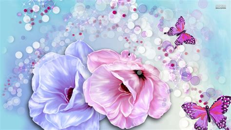 🔥 Download Butterflies And Roses Wallpaper Walldevil Best Hd Desktop By