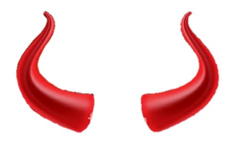Realistic Red Devil Horns Png Use These Free Devil Horn Png 43565
