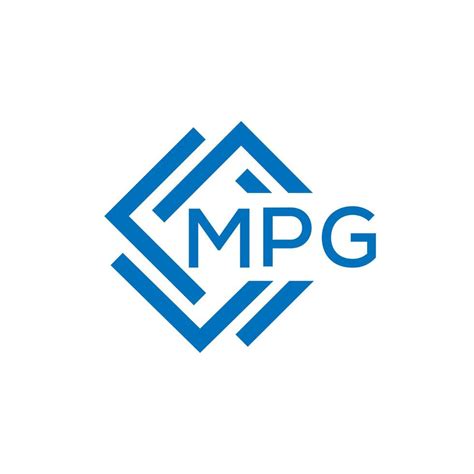 Mpg Letter Logo Design On White Background Mpg Creative Circle Letter