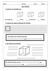 Ein sechseck ist ein polygon mit sechs ecken. Mathematik: Arbeitsmaterialien Körper - 4teachers.de