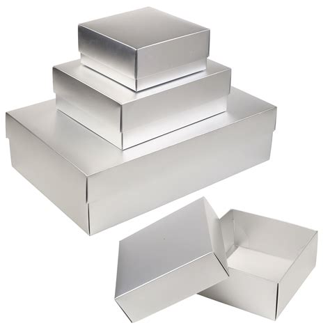 Card Matte Silver T Boxes Occasion Presentation Greeting Box Dvd
