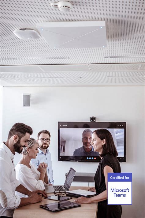 Sennheiser Teamconnect Ceiling 2 сертифікована для роботи з Microsoft