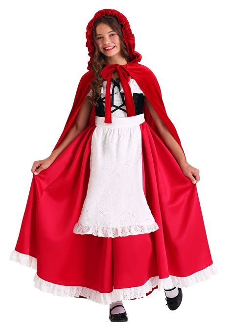 Childs Deluxe Red Riding Hood Costume