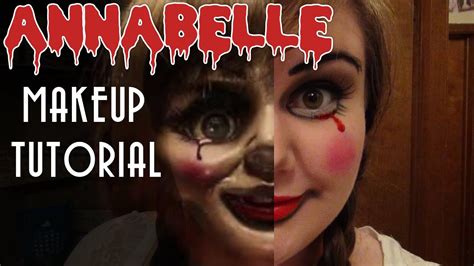 Annabelle Makeup Tutorial 13 Days Of Halloween 2014 Day 1 Youtube