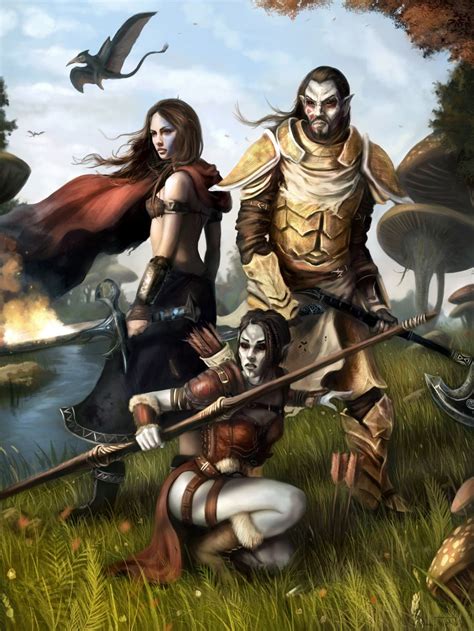 Morrowind Adventurers By Jorsch On Deviantart Elder Scrolls Lore