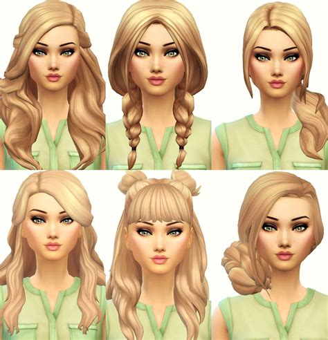 Sims 4 Hair Pack Maxis Match Maxbwide
