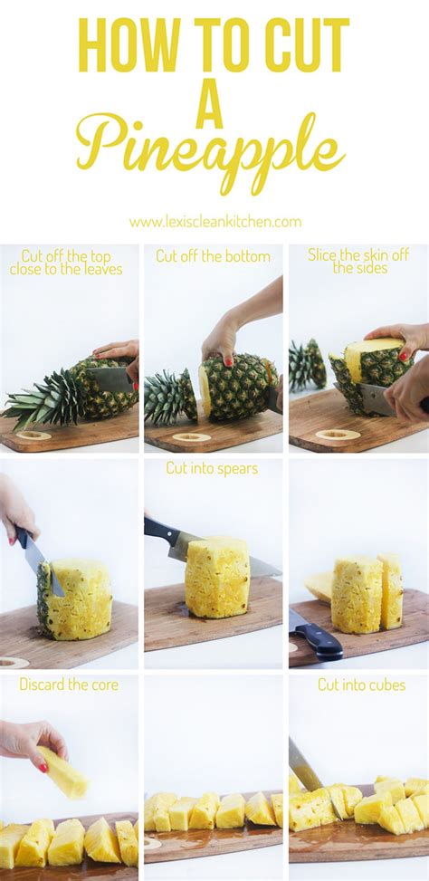 How To Cut A Pineapple Easy Swohto