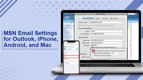 Msn Email Settings For Outlook Iphone Android And Mac