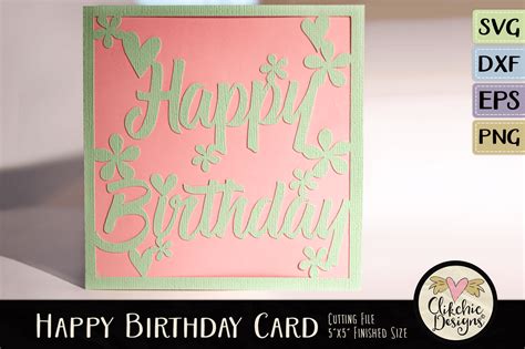 Free 40 Cricut Design Free Happy Birthday Card Svg Cutting Files Svg