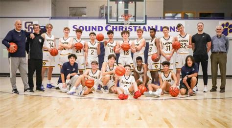 Roster Sound Christian Lions Tacoma Wa Varsity Basketball 22 23