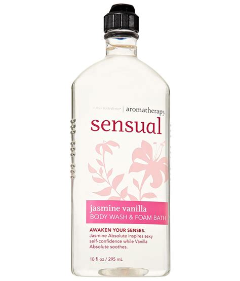 Bath And Body Works Aromatherapy Sensual Jasmine Vanilla Body Wash And Foam