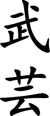 Japanese Word Images for the Word Martial Arts | Japanese Word Characters and Images
