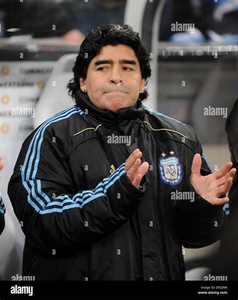 Diego Armando Maradona Head Coach Of Argentinas National Team