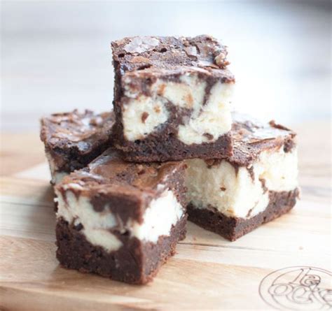 Brownies Met Cheesecakevulling Recept Voedsel Idee N Zoete