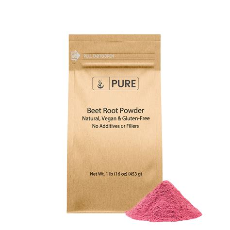 Pure Original Ingredients Beet Root Powder 1lb Smoothies Rich Color