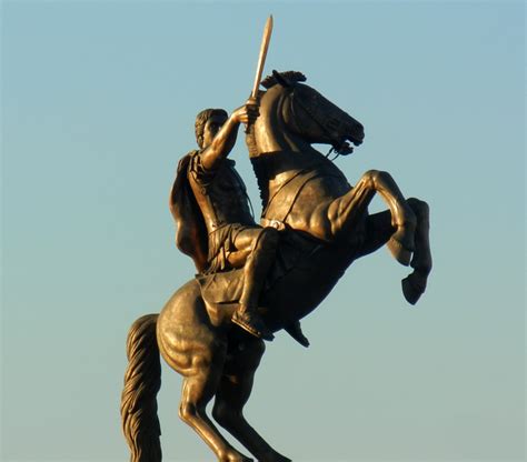 Alexander The Great Statue In Skopje Macedonia