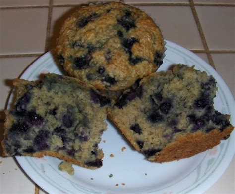 Healthy Blueberry Oat Bran Muffins Recipe