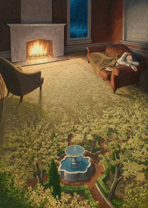 Narrative Optical Illusions Painted By Rob Gonsalves Colossal
