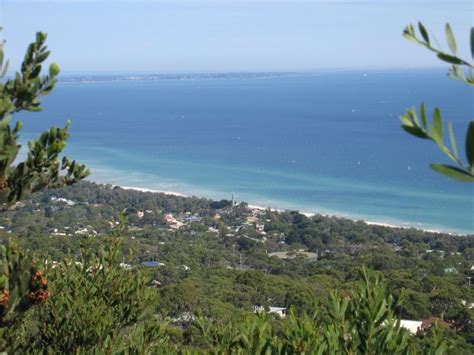 Your reward today is an amazing view of golden beaches, mornington and bellarine peninsulas, and the twinkling glass towers of melbourne, far across the bay. Arthurs Seat photos - Travel Victoria: accommodation & visitor guide