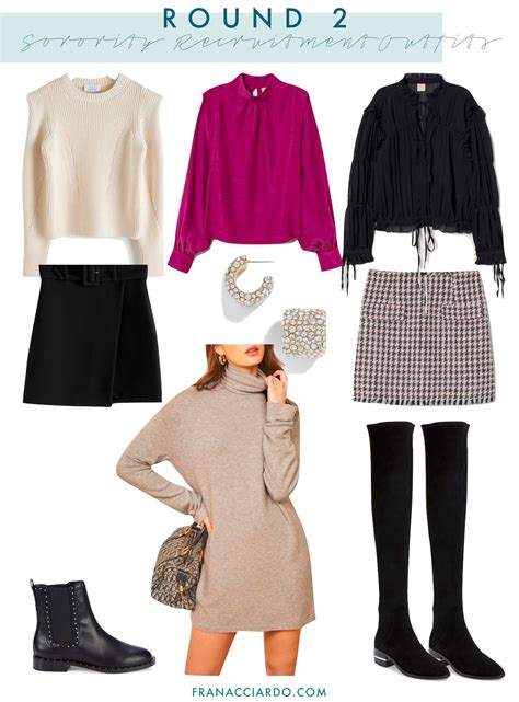 Winter Sorority Recruitment Outfit Guide Pt 2 Recruitment Outfits