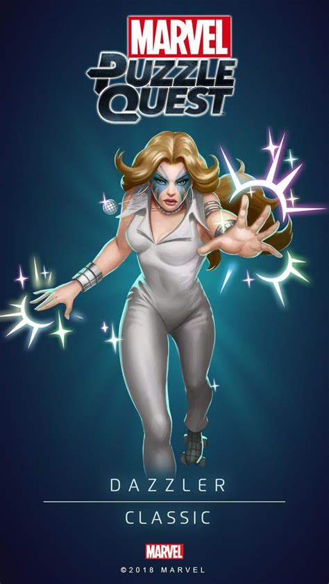 Dazzler Classic 4 Stars Marvel Puzzle Quest Marvel