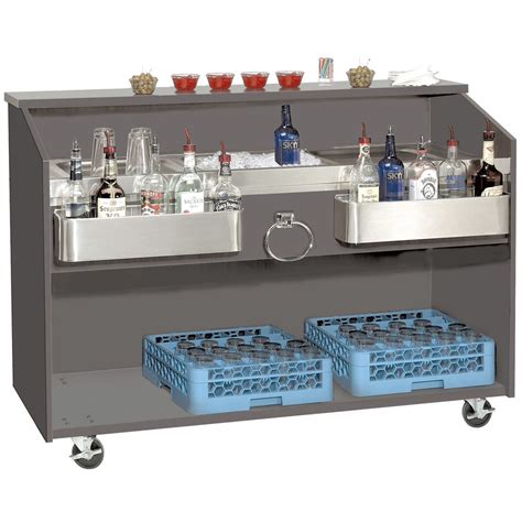 Advance Tabco D B Portable Bar With Stainless Steel Work Top 61 X 24