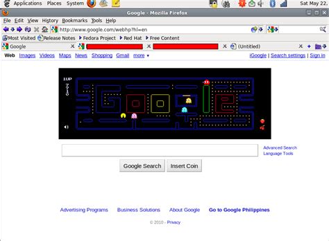 On the pacman 30th anniversary, google celebrated by embedding a free online pac man game in its homepage logo. OC Extreme!: Pacman 30th Anniversary and the Google ...