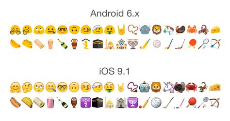 First Look Android 6 Emoji Updates