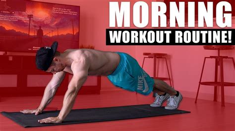 Minute Good Morning Workout No Equipment Simple Bodyweight