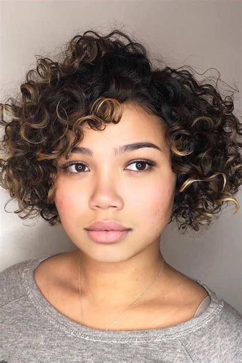 Short Hair Styles For Curly Hair And Round Face Short Hairstyles For