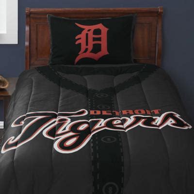 Mlb Detroit Tigers Twin Comforter Set Baseball Jersey Bed From Idea