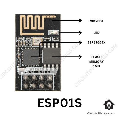 Esp8266 01 Pinout A Comprehensive Guide To Pin Configuration Circuit