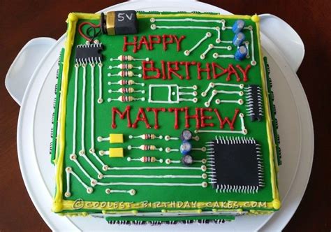 Dream Computer Birthday Cake For A Computer Engineer Engineering Cake