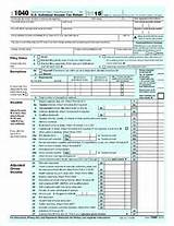 Photos of Income Tax Forms Federal