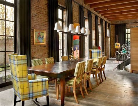 Exposed Brick Walls In 10 Cool Dining Room Design Ideas