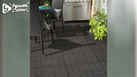 100 Recycled Rubber Flooring Tiles For Deck Garage Floor Or Patio