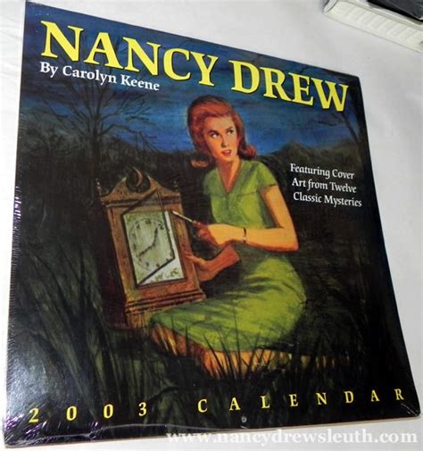 Jenns Nancy Drew Collection 2003 Nancy Drew Calendar