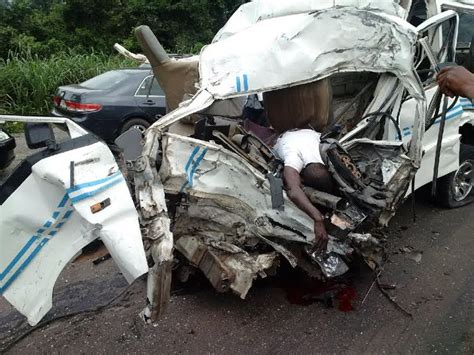 Graphic Photos From The Horrific Accident On Lagos Ibadan Expressway