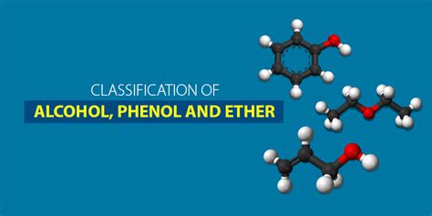 Classification Of Alcohol Phenol And Ether Structure Naming Types