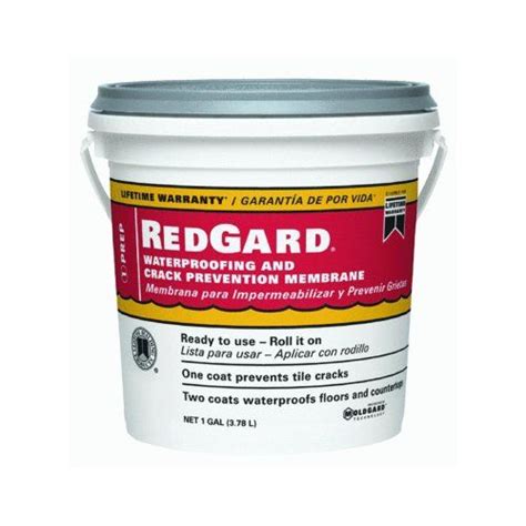 Red guard is only one product in a zoo of shower waterproofing systems and methods. CUSTOM BLDG PRODUCTS LQWAF1-2 Redgard Waterproofing, 1 ga ...