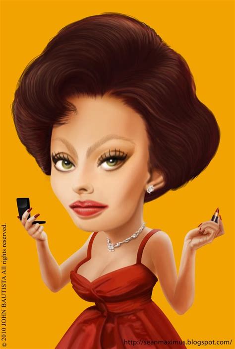 Sophia Loren Caricature Sophia Loren Celebrity Caricatures Sexiz Pix My Xxx Hot Girl