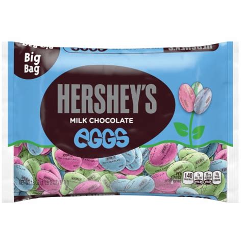 Hersheys Easter Milk Chocolate Eggs Big Bag 18 Oz Kroger