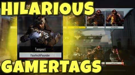 It is available in three distinct game. FUNNY GAMERTAGS ON CALL OF DUTY! - YouTube