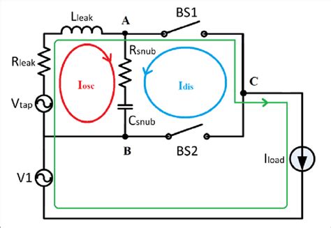 13b Overview Of Currents When Rc Snubber Connected Across Bs1 And Bs2