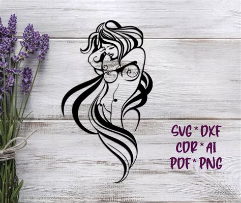 Naked Woman Svg Dxf Ai Digital Vector Design For Plasma Etsy Finland