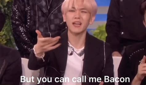 Hi Guys My Name Is Baekhyun But You Can Call Me Bacon Hi Guys My