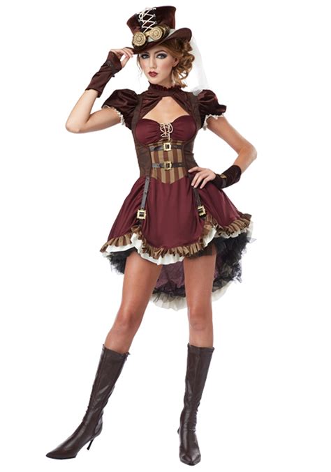 Adult Steampunk Lady Costume Historical Costume