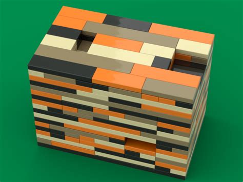 Lego Moc Tiger Puzzle Box By Gsabey08 Rebrickable Build With Lego