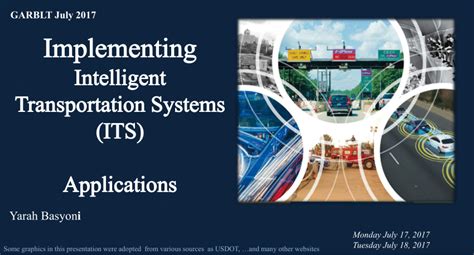 Introduction To Intelligent Transportation Systems Ppt Transport Informations Lane